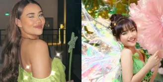 Adu Gaya Aaliyah Massaid dan Fuji An Menjelma Jadi Tinkerbell. [@Instagram]