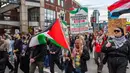 Jumlah korban—baik luka maupun meninggal dunia—akan terus bertambah, karena hingga saat ini Israel masih terus melancarkan serangan-serangan berskala besar di wilayah Gaza. (Joseph Prezioso/AFP)