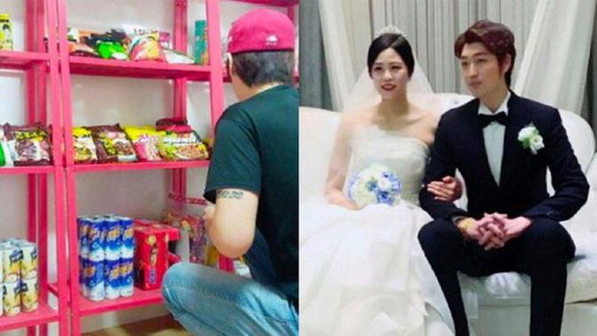 So Sweet, Pria Ini Buat Mini Market Tuk Istrinya yang Lagi 