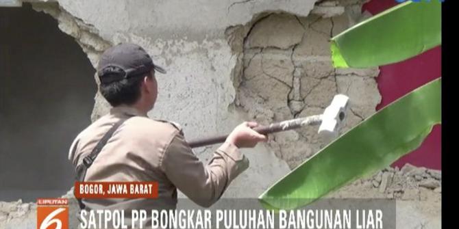 Satpol PP Bongkar Lokalisasi Blok Kirey dan Blok Yuli di Bogor