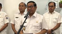 Gubernur DKI Jakarta Pramono Anung di Balai Kota DKI Jakarta, Rabu (24/12/2025). (Liputan6.com/Winda Nelfira)