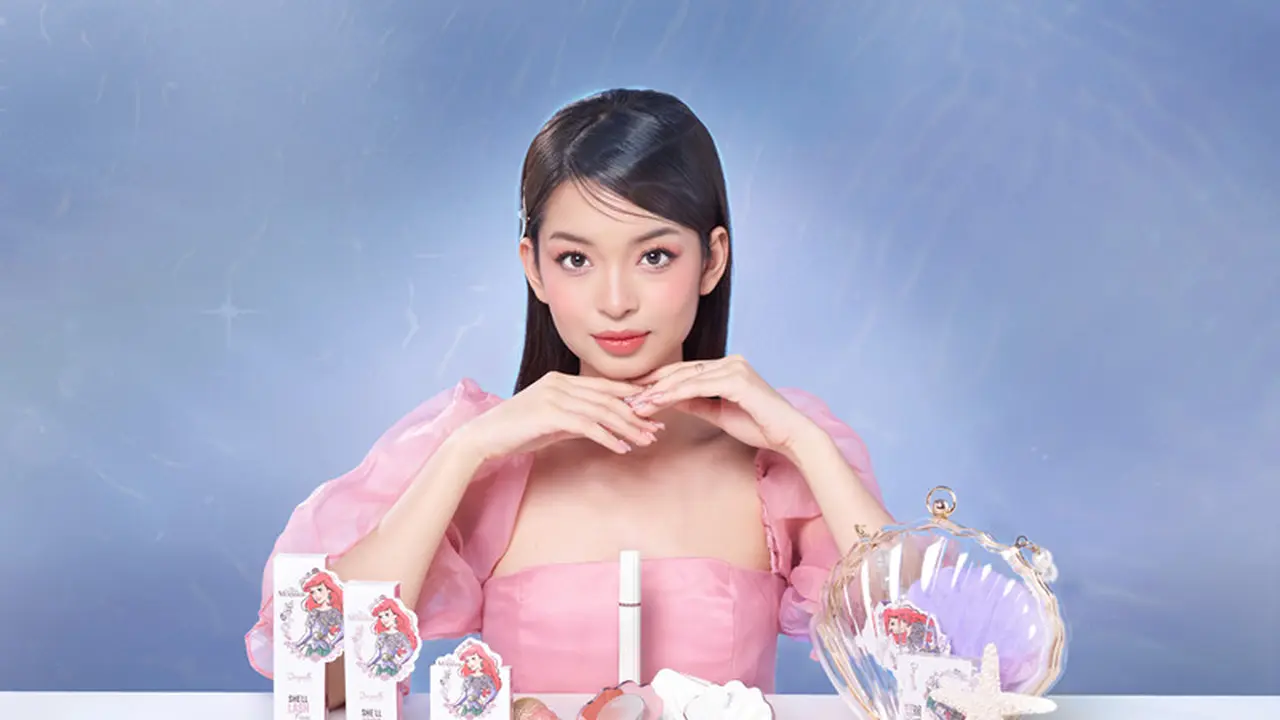 Kolaborasi Jacquelle dan Disney Hadirkan Koleksi Makeup Eksklusif Golden Princess Ariel yang Classy