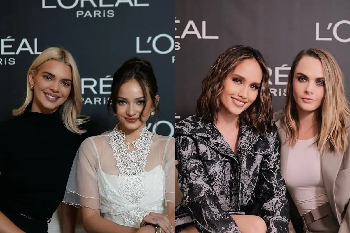 Beda Gaya Enzy Storia dan Cinta Laura Saat Wawancara Kendall Jenner dan Cara Delevigne di Paris