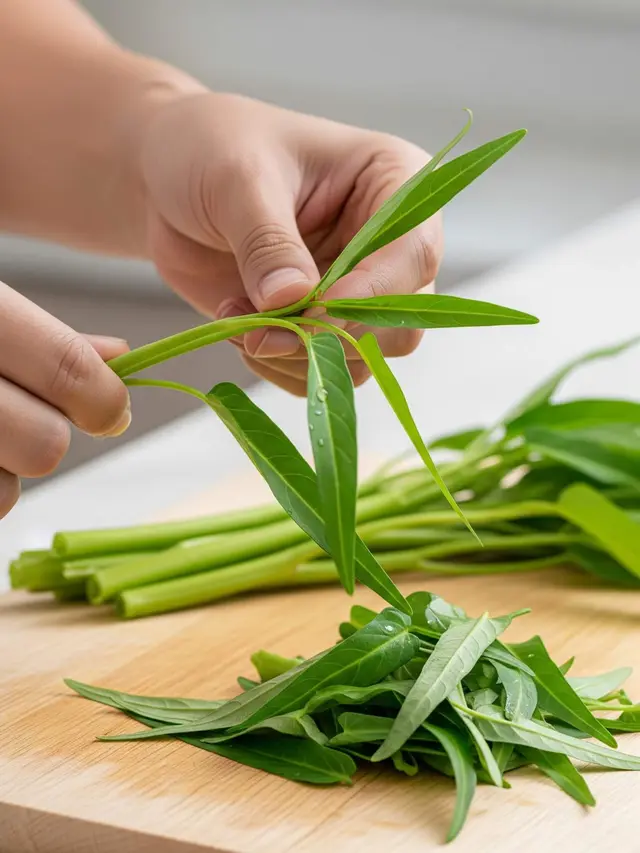 Tips Menumis Kangkung Tetap Hijau