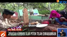 Sebagai penghormatan terakhir, keluarga membakar pakaian korban.