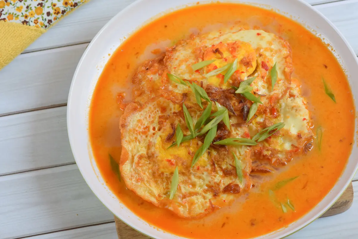 telur ceplok santan