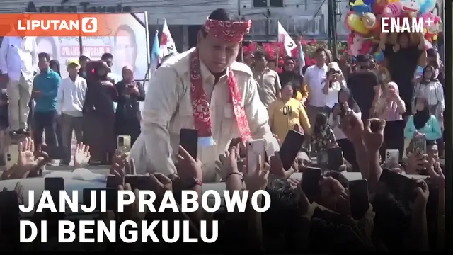 Ditemani Raffi Ahmad, Prabowo Kunjungi Bengkulu