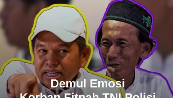 Dedi Mulyadi Emosi Tunjuk-Tunjuk Pedagang Es Korban Fitnah TNI Polisi: Babeh Bohong Terus!