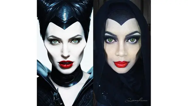 Unik, 7 Makeup Cosplay dengan Hijab Ini Mirip Karakter dalam Film