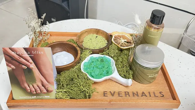 Buat Me Time Makin Relaks dengan Treatment Terbaru Kolaborasi Evernails X Nika yang Berbahan Dasar Matcha (photo by Fimela reporter)