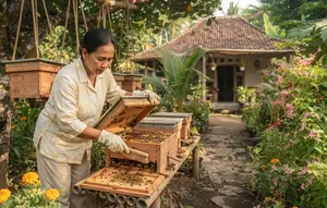 8 Cara Ternak Lebah Klanceng di Halaman Rumah, Panen Madu Tanpa Sengat