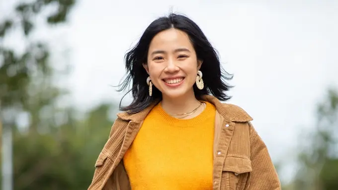 bahagia baik kalem santai