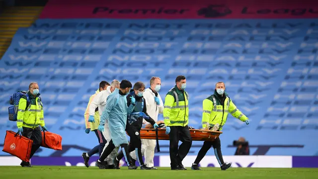 FOTO: Manchester City Hajar Arsenal 3-0 di Etihad Stadium
