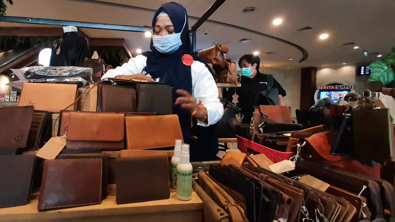 Pameran produk UMKM asal Banten di MaxxBox Lippo Village, Kelapa Dua, Kabupaten Tangerang.