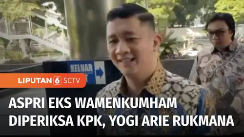 VIDEO: KPK Periksa Asisten Pribadi Mantan Wamenkumham, Yogi Arie Rukmana