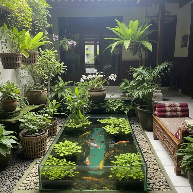 9 Ide Taman Rumah dengan Kolam Ikan untuk Healing, Ciptakan Oasis Relaksasi