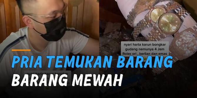 VIDEO: Bongkar Gudang Rumah Kosong, Pria Temukan Barang-Barang Mewah