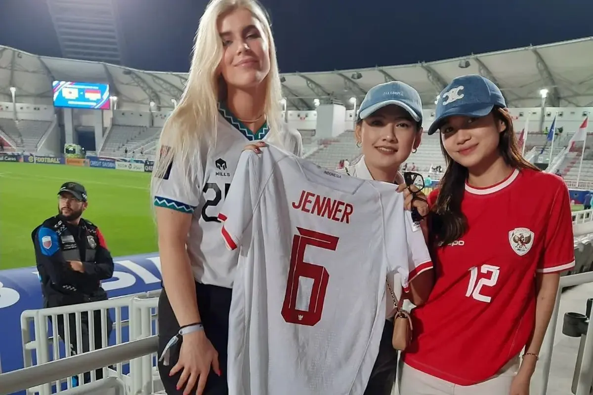 Suporter Timnas Indonesia di Qatar