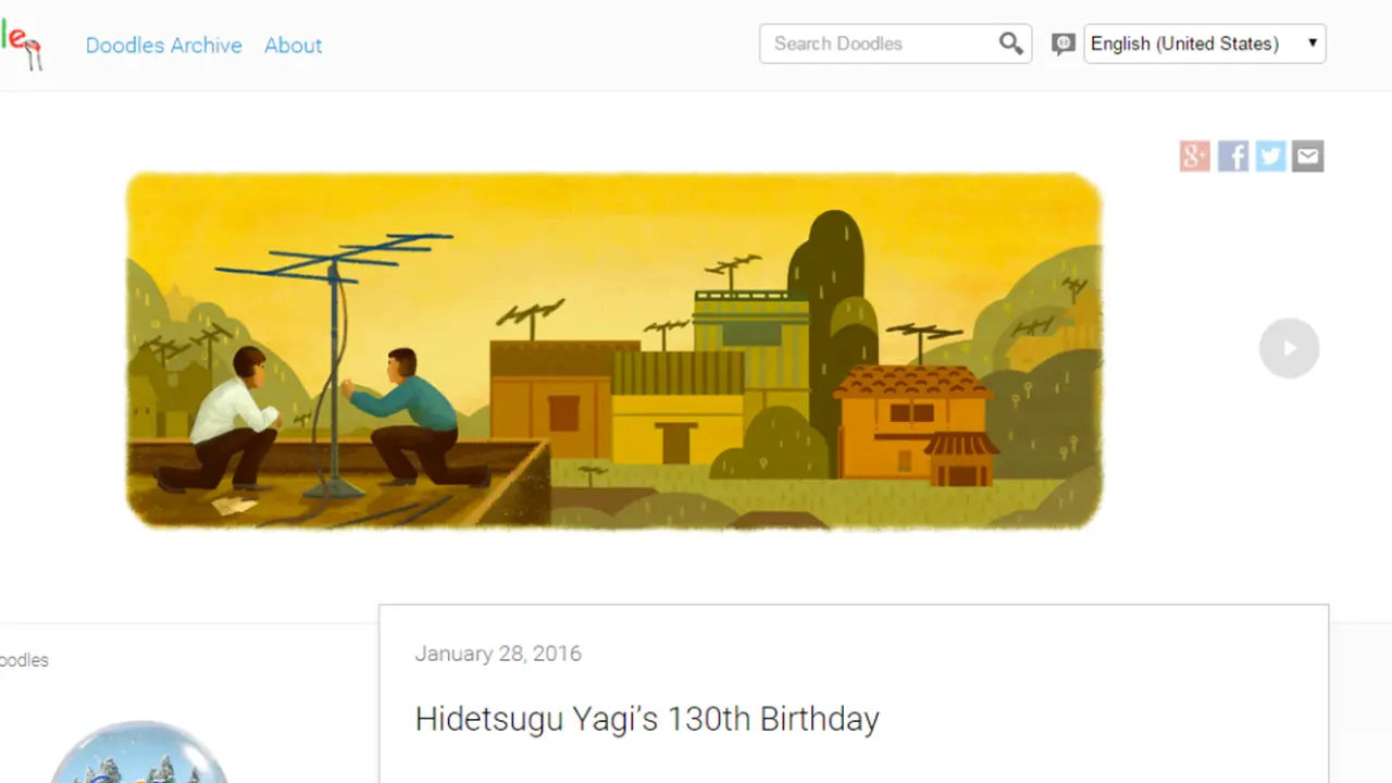 Hidetsugu Yagi, Penemu Antena Yagi yang Jadi Google Doodle