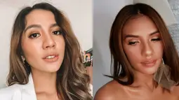 Saat berpenampilan eksotis keduanya sama-sama menawan. Acha Sinaga terlihat begitu stunning, begitu pula Nadila Ernesta. Tak ayal, saat foto keduanya disandingkan sukses bikin siapa saja yang melihatnya mengira mereka kembar. (Liputan6.com/IG/achasinaga/nadilaernesta)