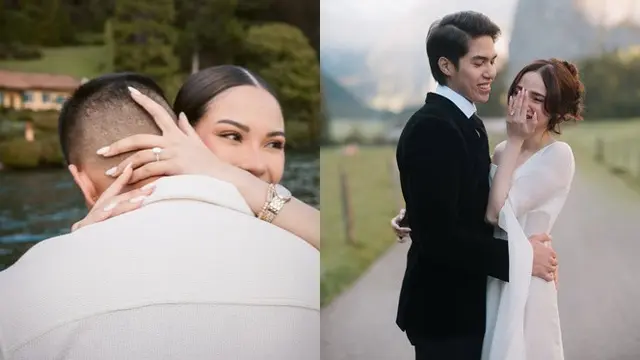 6 Potret Beda Gaya Lamaran Syifa Hadju dan Alyssa Daguise, Romantis di Eropa