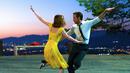 Film musikal, La La Land mendapat nominasi untuk 14 Piala Oscar, menyamai rekor yang sebelumnya dicatat oleh All About Eve dan Titanic. Jumlah nominasi Oscar terbanyak sepanjang masa. (Dale Robinette/Lionsgate via AP)
