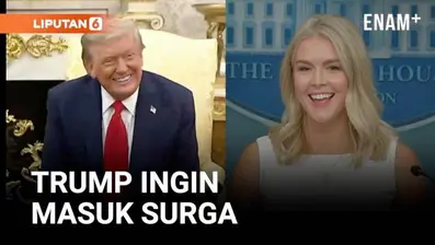 Dalam wawancara di Fox News, Trump menyebut salah satu alasannya mendorong perdamaian adalah karena ia “ingin masuk surga”. Pernyataan itu ditegaskan serius oleh juru bicara Gedung Putih.