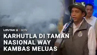 Karhutla Way Kambas Meluas hingga Ratusan Hektare