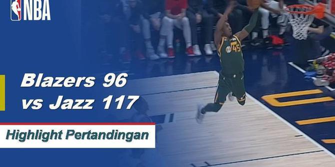 Cuplikan Hasil Pertandingan NBA : Jazz 117 vs Trail Blazers 96