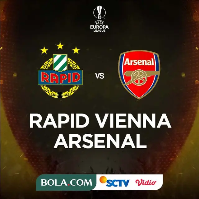 Liga Europa - Rapid Vienna Vs Arsenal