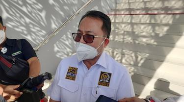 Anggota Komisi III DPR Pangeran Khairul Saleh usai rapat dengar pendapat tentang penyelenggaraan pilkada di Riau.