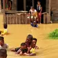 Bencana banjir di Riau beberapa waktu lalu. (Liputan6.com/M Syukur)