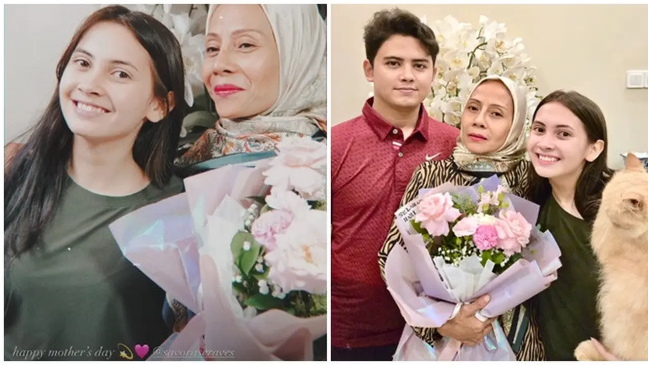 Berseteru dengan Sandrinna, Ini 6 Potret Purwanti Dapat Kejutan dari Richelle di Hari Ibu