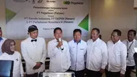 PT Pegadaian (Persero) menjalin kerja sama dengan tiga perusahaan BUMN.
