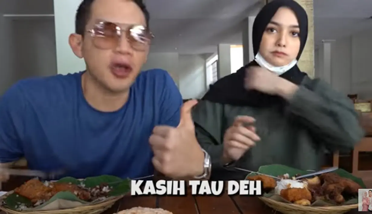 Citra Kirana dan Rezky Aditya (Youtube/Ciky Citra Rezky)