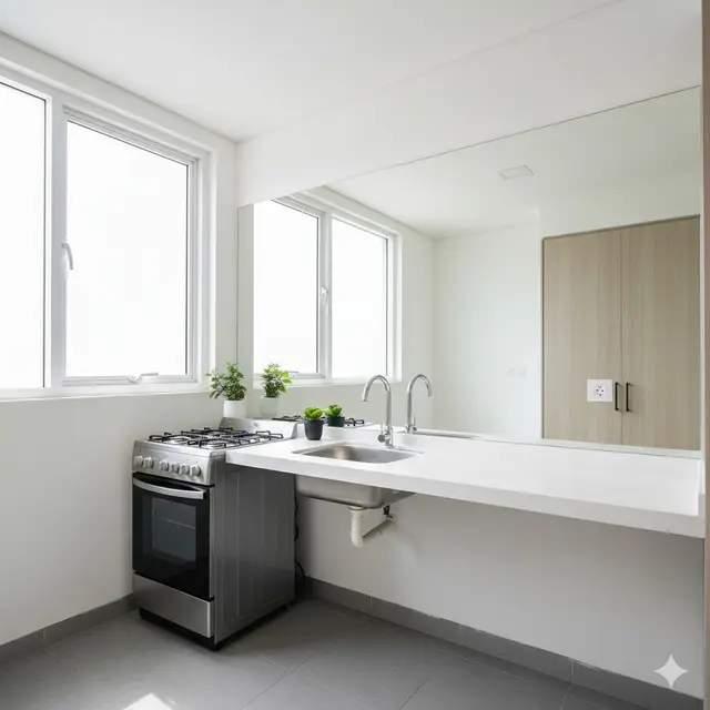 Model Dapur Minim Perabot
