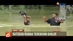 Ratusan rumah warga di Langkat, Sumatera Utara, terendam banjir hingga satu meter. Akibatnya, aktivitas warga terganggu.