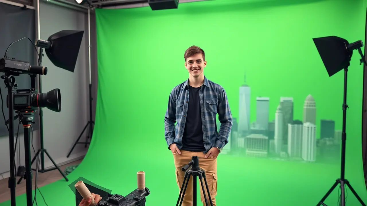 green screen adalah