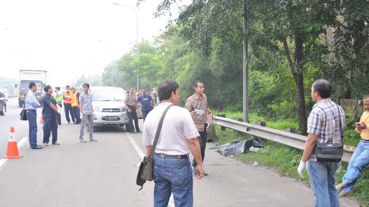 Jasad Sarah Angelina Suroto (19) di ruas Tol JORR 