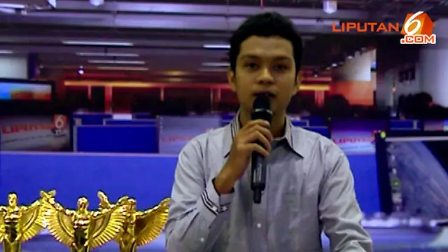Roki Peserta Presenter Liputan6 di Indonesia Broadcaster Expo 2013