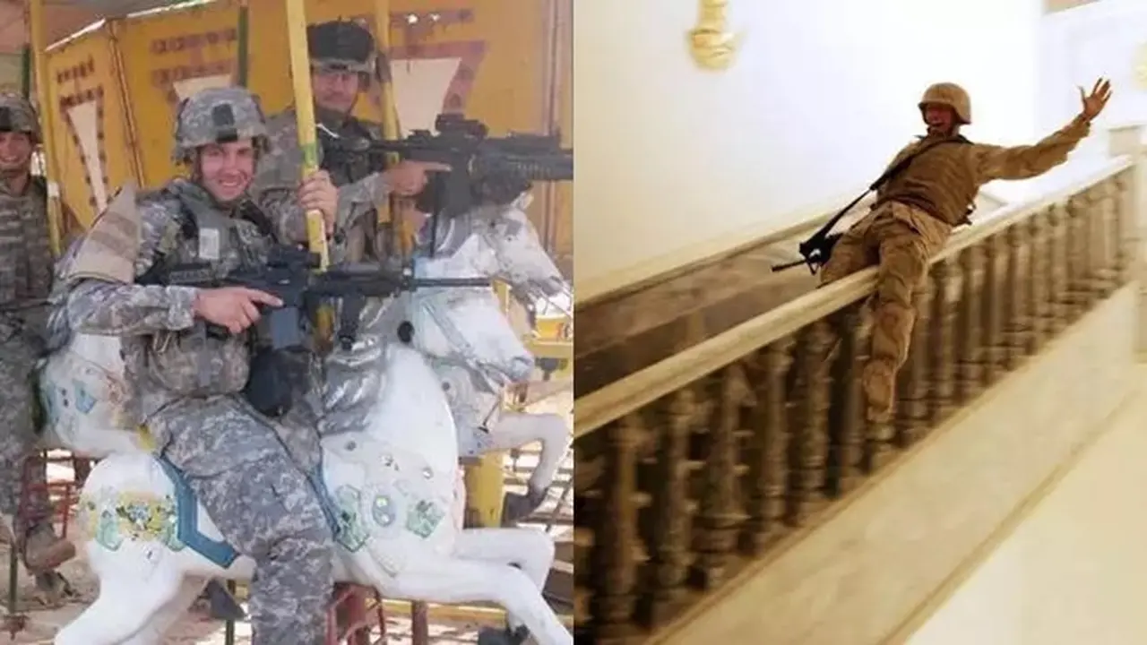 6 Momen Lucu Tentara Berusaha Lepas Stres, Tingkahnya Ada-Ada Saja