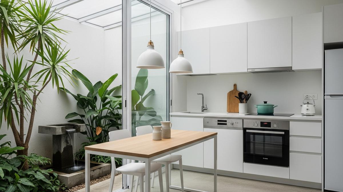 9 Inspirasi Desain Dapur Sekaligus Ruang Makan di Rumah Kecil Kekinian, Solusi Praktis Hemat Lahan