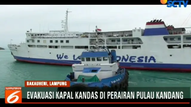 Arus air laut yang kencang serta pasang air laut membuat proses evakuasi sulit dilakukan.