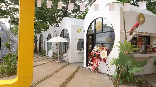 Suasana De Park , tempat hangout terbaru di Cipayung, Jakarta Timur