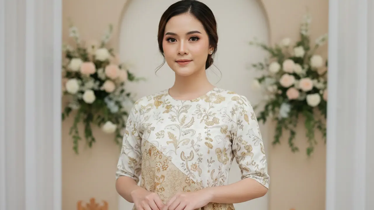 Model Batik Seragam Sinoman Wanita