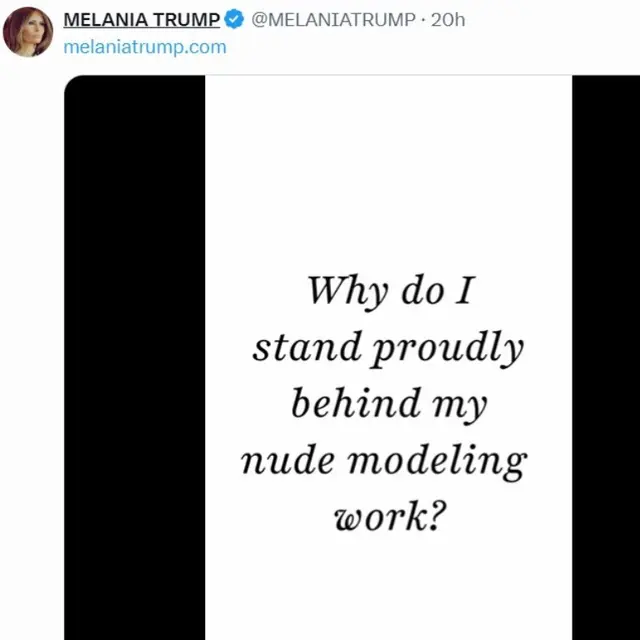 Melania Trump Kecam Media yang Singgung Foto Telanjangnya di Masa Lalu: Tidak Menghargai Keindahan Tubuh Manusia