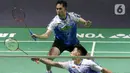 Kemenangan ini mengantar Sabar Karyaman/Moh Reza Pahlevi Isfahani melaju ke semifinal Indonesia Open 2024. (Liputan6.com/Herman Zakharia)