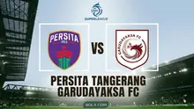 Ilustrasi Persita Tangerang versus Garudayaksa FC, BRI Super League. (Bola.com/AI)
