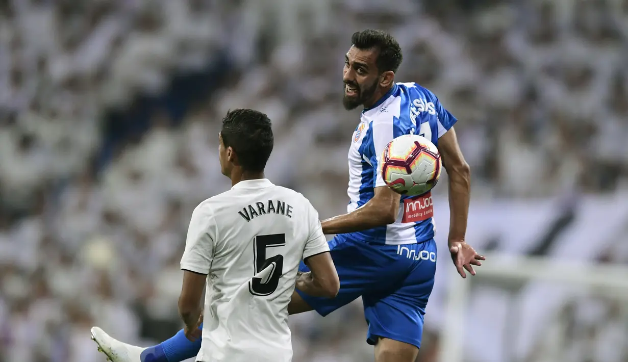 6. Borja Iglesias (Espanyol) - 9 gol dan 2 assist (AFP/Javier Soriano)