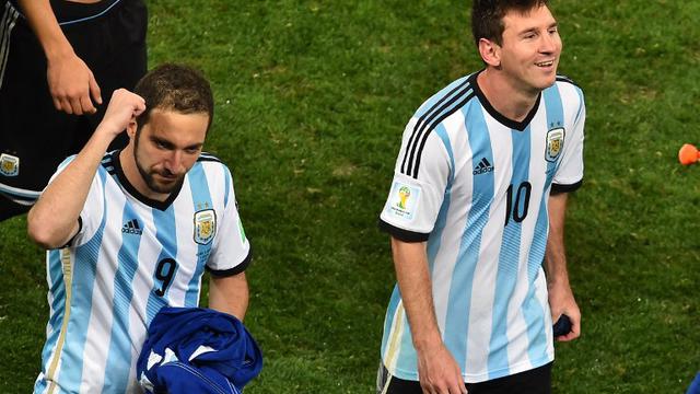 Gonzalo Higuain dan Lionel Messi